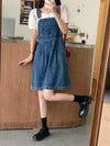 Jupe Salopette en Jean Femme