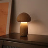 Lampe De Table Champignon En Bois