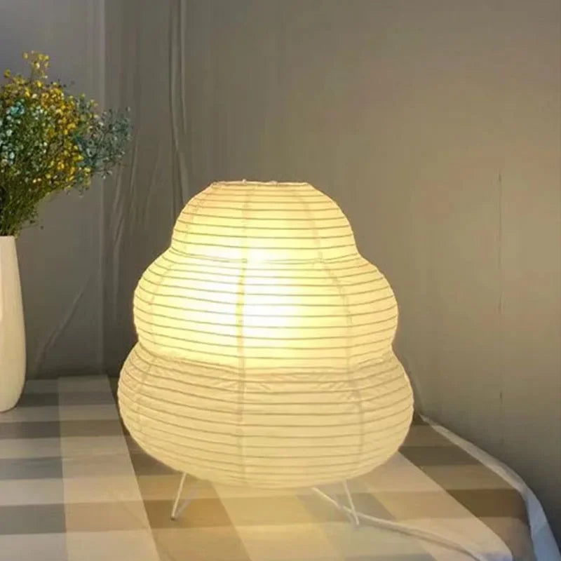 Lampes en Papier de Riz Japonais