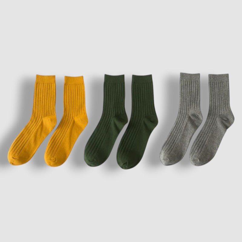 Lot de 3 paires de Chaussettes en Coton