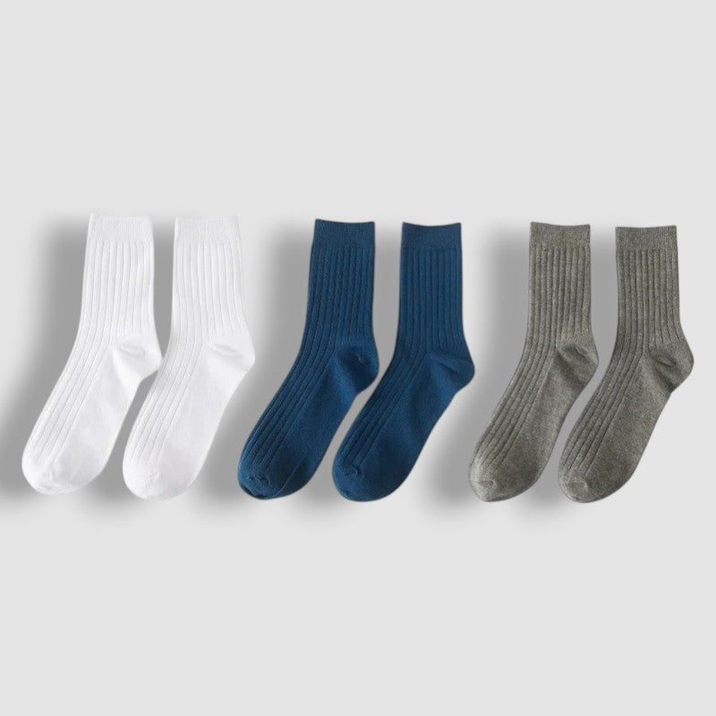 Lot de 3 paires de Chaussettes en Coton
