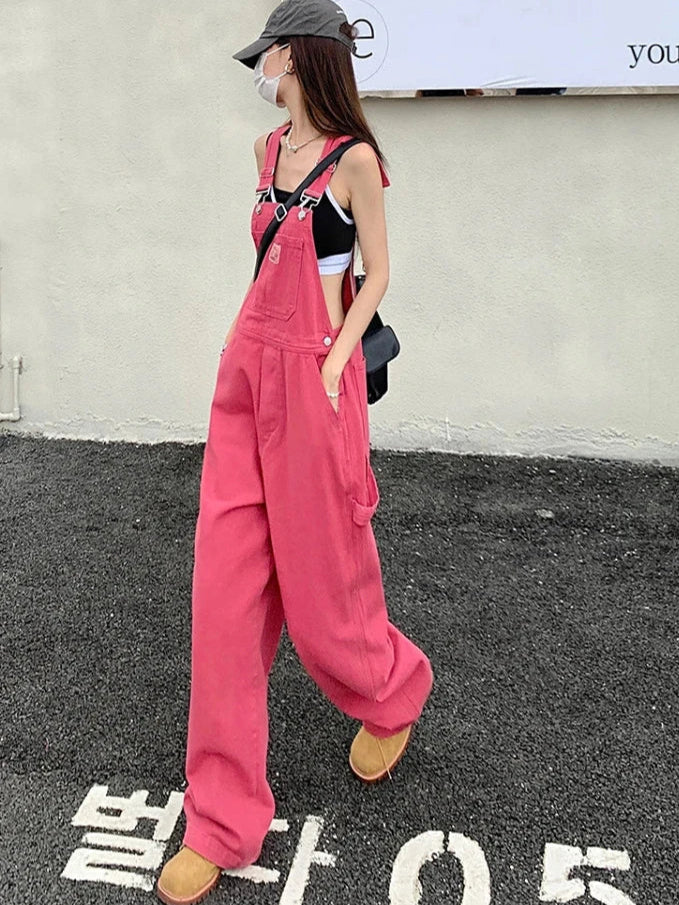 Salopette Femme Rose