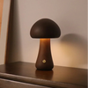Lampe De Table Champignon En Bois