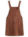 Robe Salopette en Velours Femme