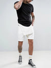 Salopette Short Blanche Homme