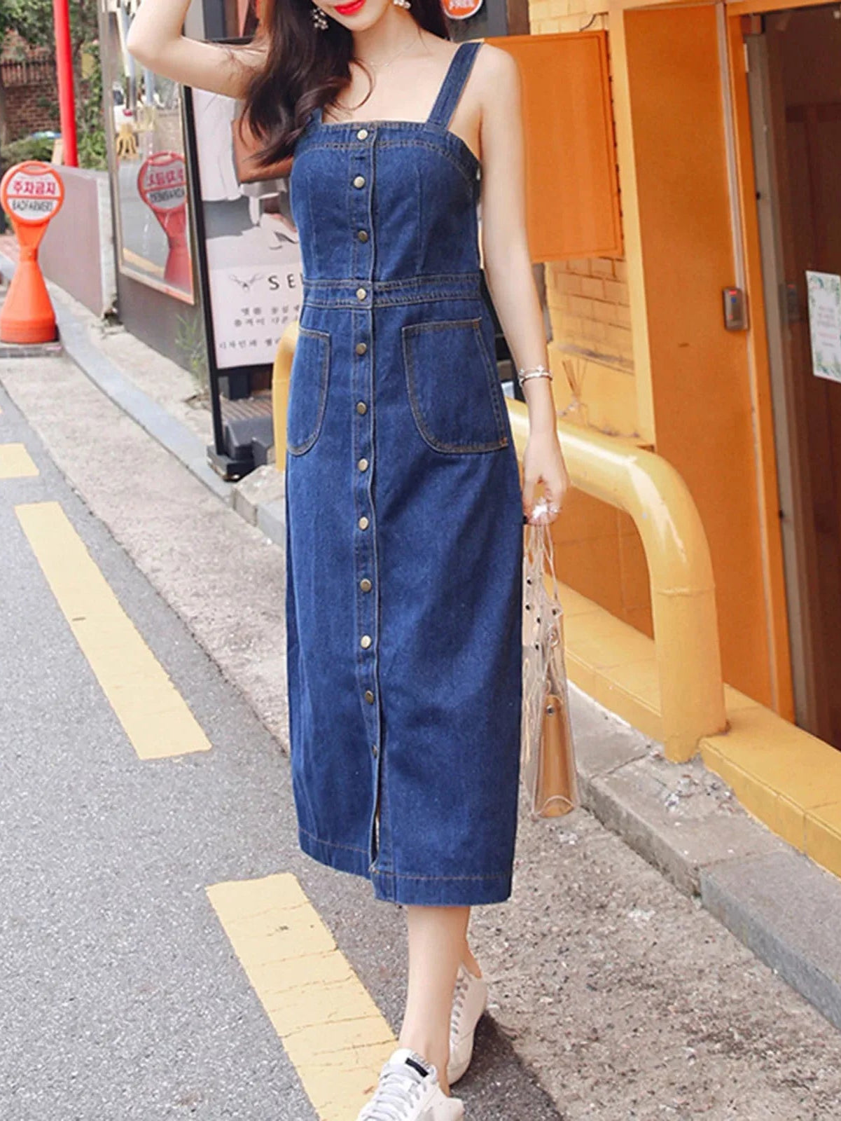 Robe Jean Salopette Femme