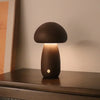Lampe De Table Champignon En Bois
