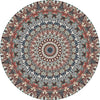 Tapis Rond Vintage Style Mandala