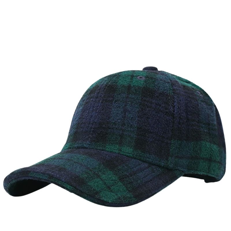 Casquette Baseball à carreaux Vintage