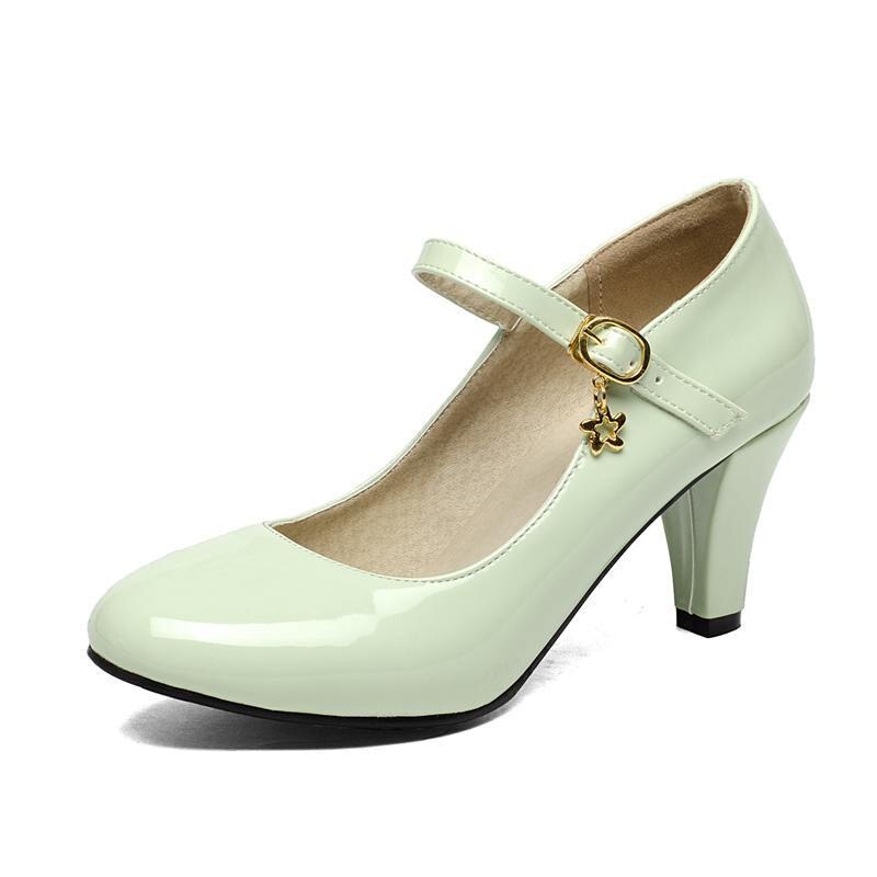 Chaussure Verte Style Vintage