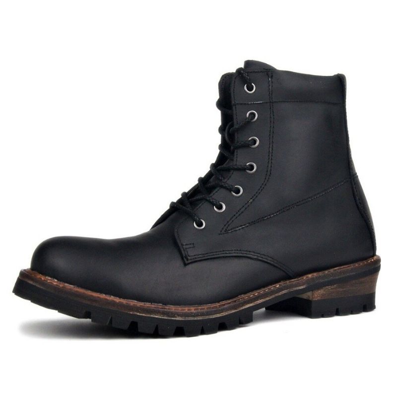 Chaussure Moto Cuir Vintage