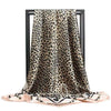 Foulard Carré Léopard Rétro