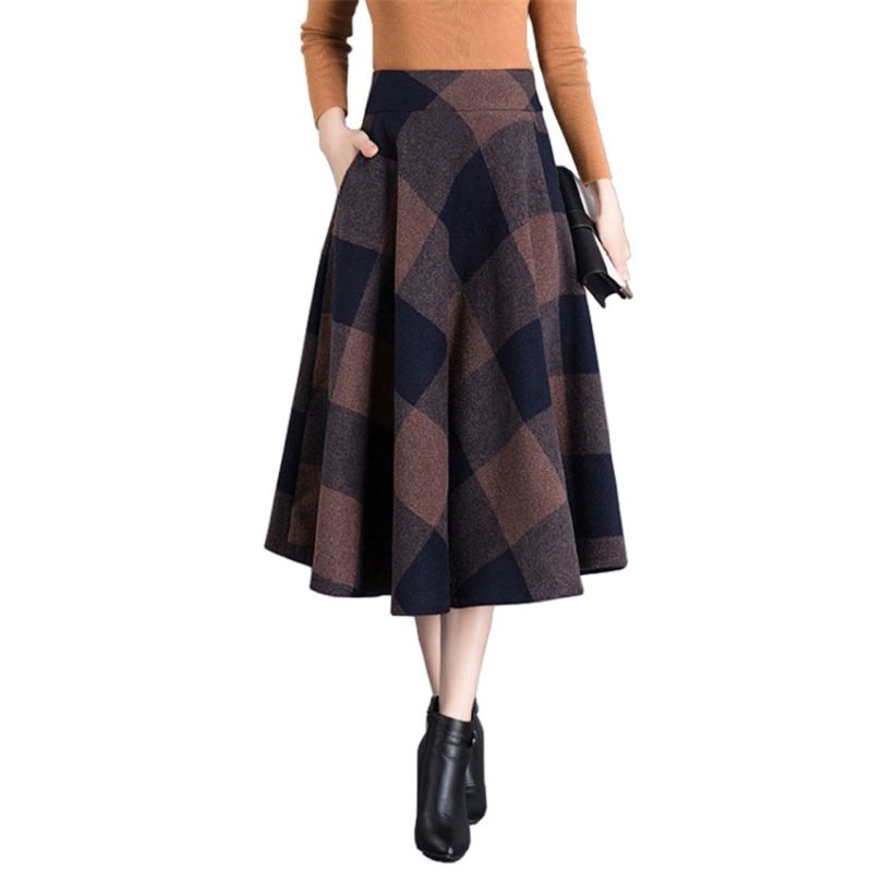 Vintage Style Trapeze Skirt
