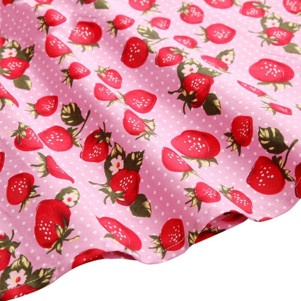 Jupe Vintage Rose Fraises