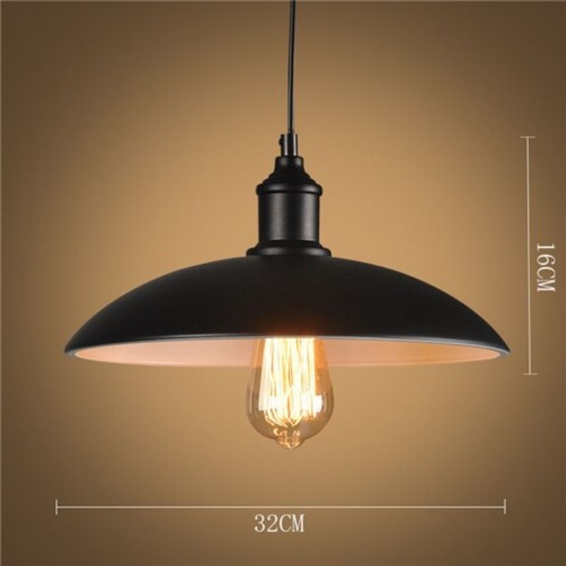 Lustre Suspension Industrielle Vintage E27