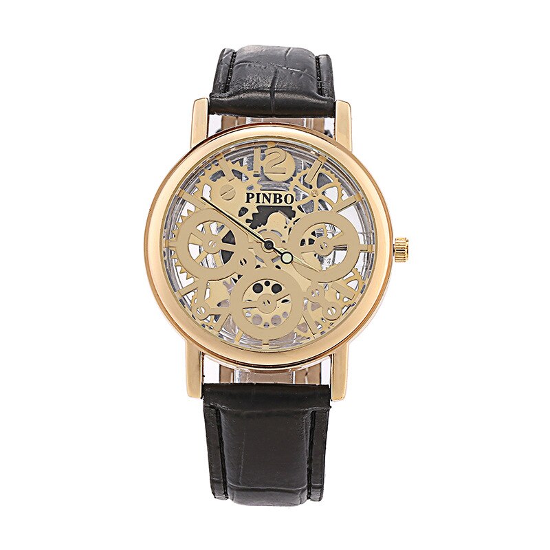 Montre Vintage à Squelette transparent pour Homme