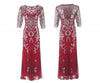 Robe Années 20 Rouge Vintage