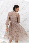 Robe de Cérémonie Vintage Fleurie