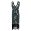 Robe Esprit Gatsby Vert et Or