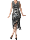 Robe Gatsby Grande Taille Argent