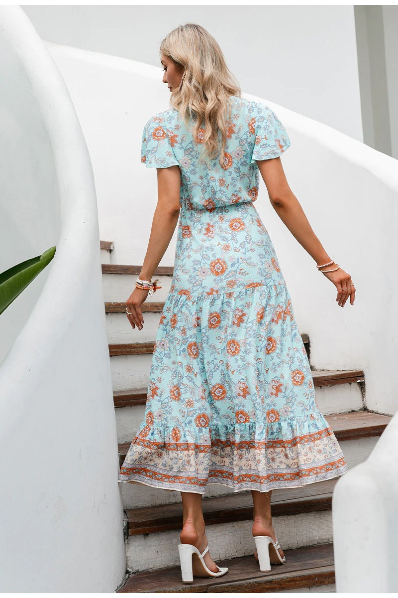 Vintage Bohemian Long Dress