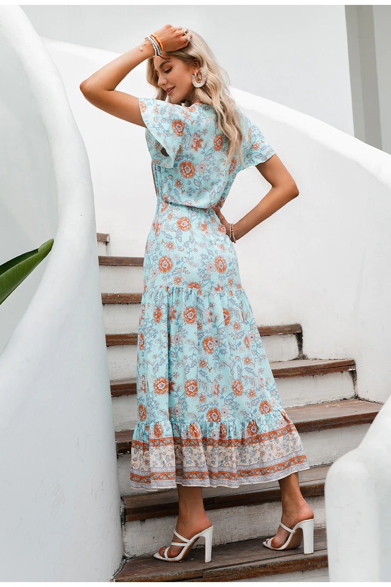 Vintage Bohemian Long Dress