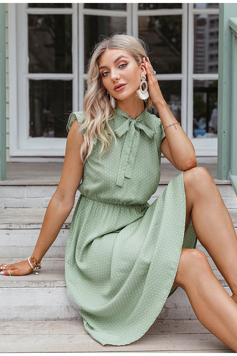 Robe Vintage Vert Pomme