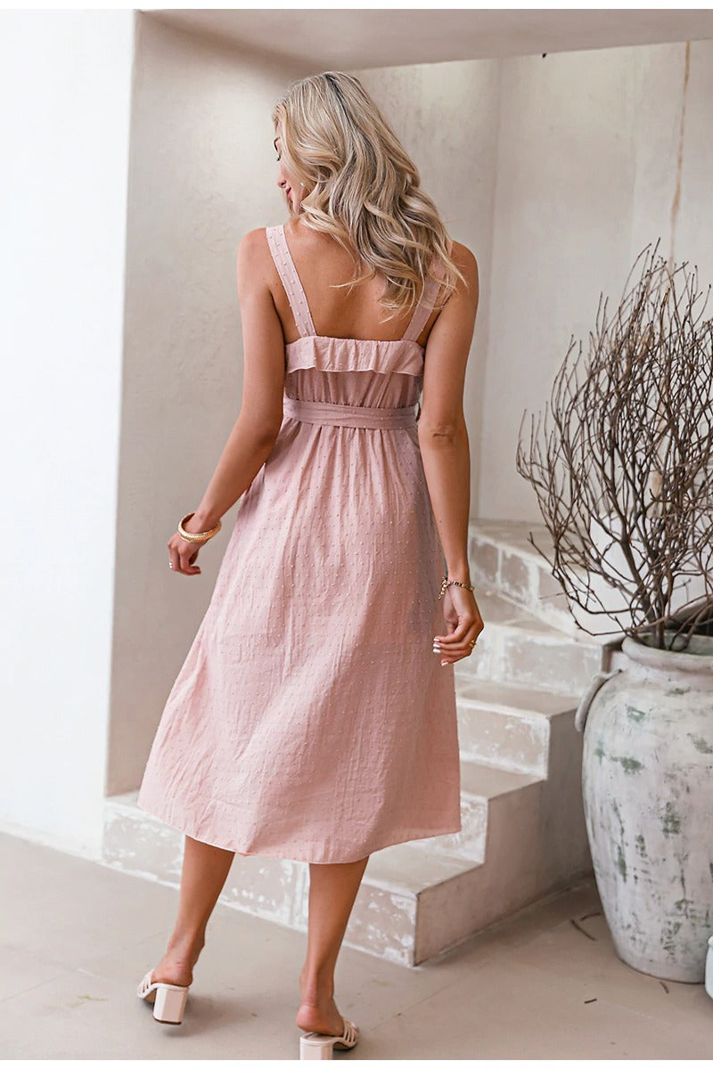Robe Vintage Vieux Rose