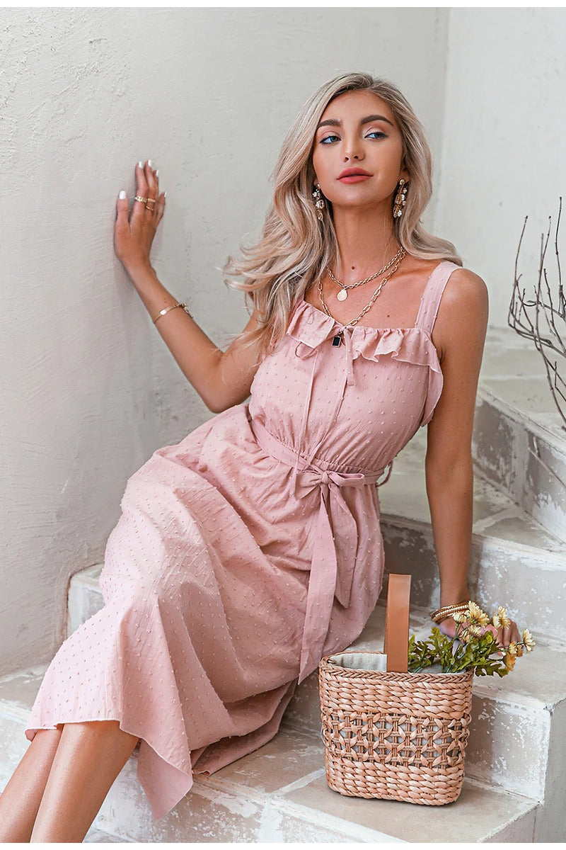 Robe Vintage Vieux Rose