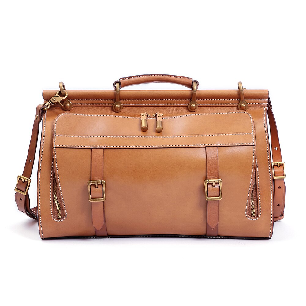 Sac Diligence Nicsay En Cuir - Style Vintage - Occasion