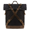 Sac à Dos Toile et Cuir Vintage