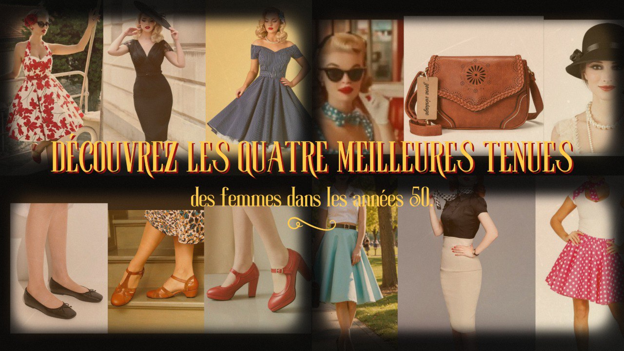 Top 4 : Les meilleures tenues de femme dans les années 50