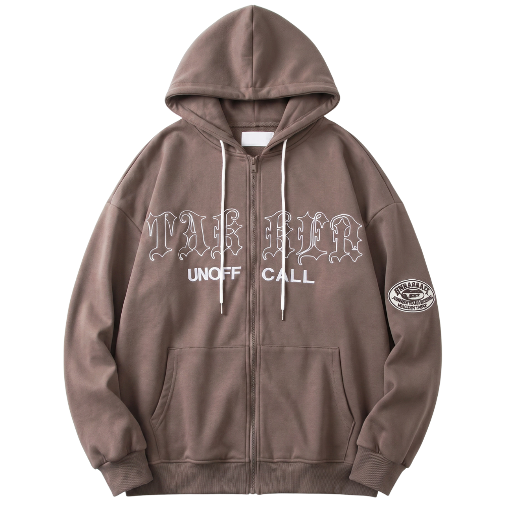 Sweat à Capuche Imprimé Vintage