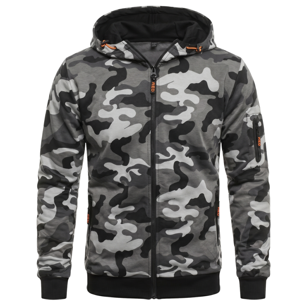 Sweat à Capuche Militaire Vintage