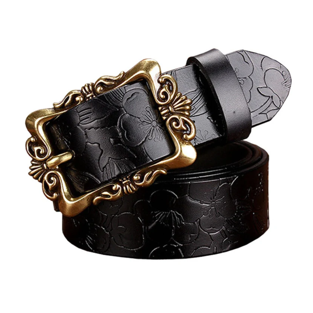 Ceinture Cuir Vintage Femme