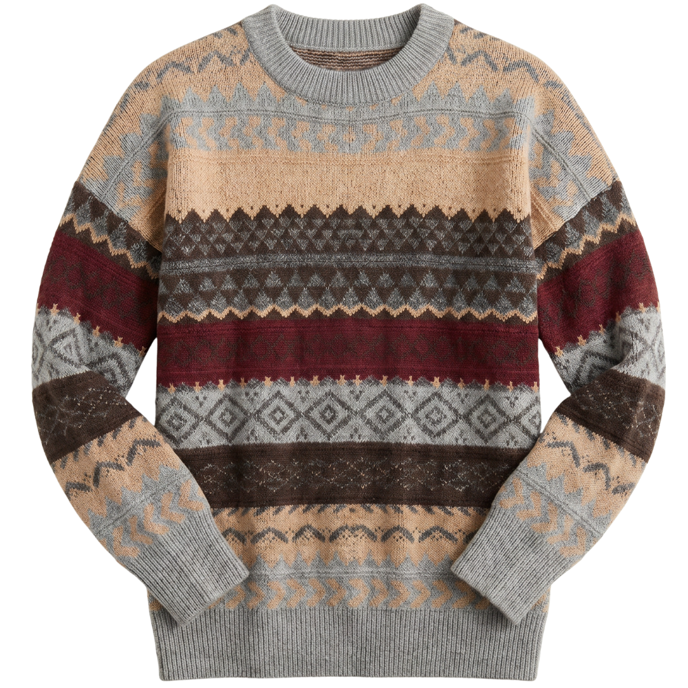 Pull Vintage Aztèque