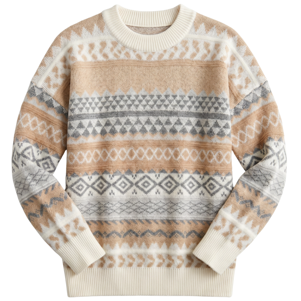 Pull Vintage Aztèque