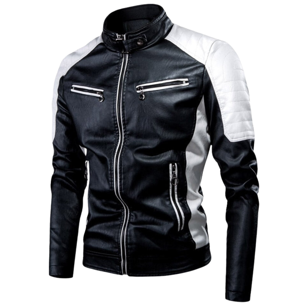 Veste Cuir Moto Vintage