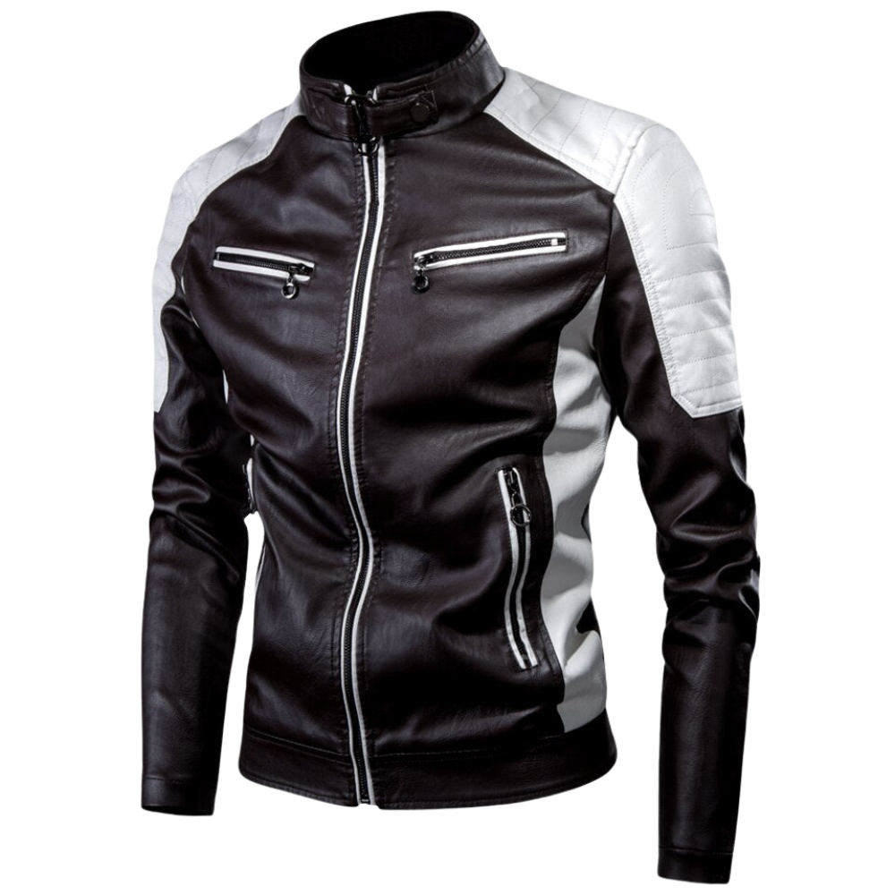 Veste Cuir Moto Vintage
