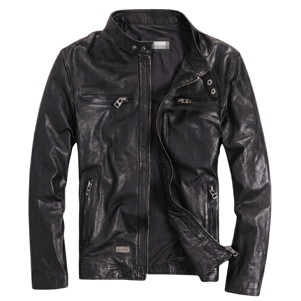 Veste Biker Homme Vintage