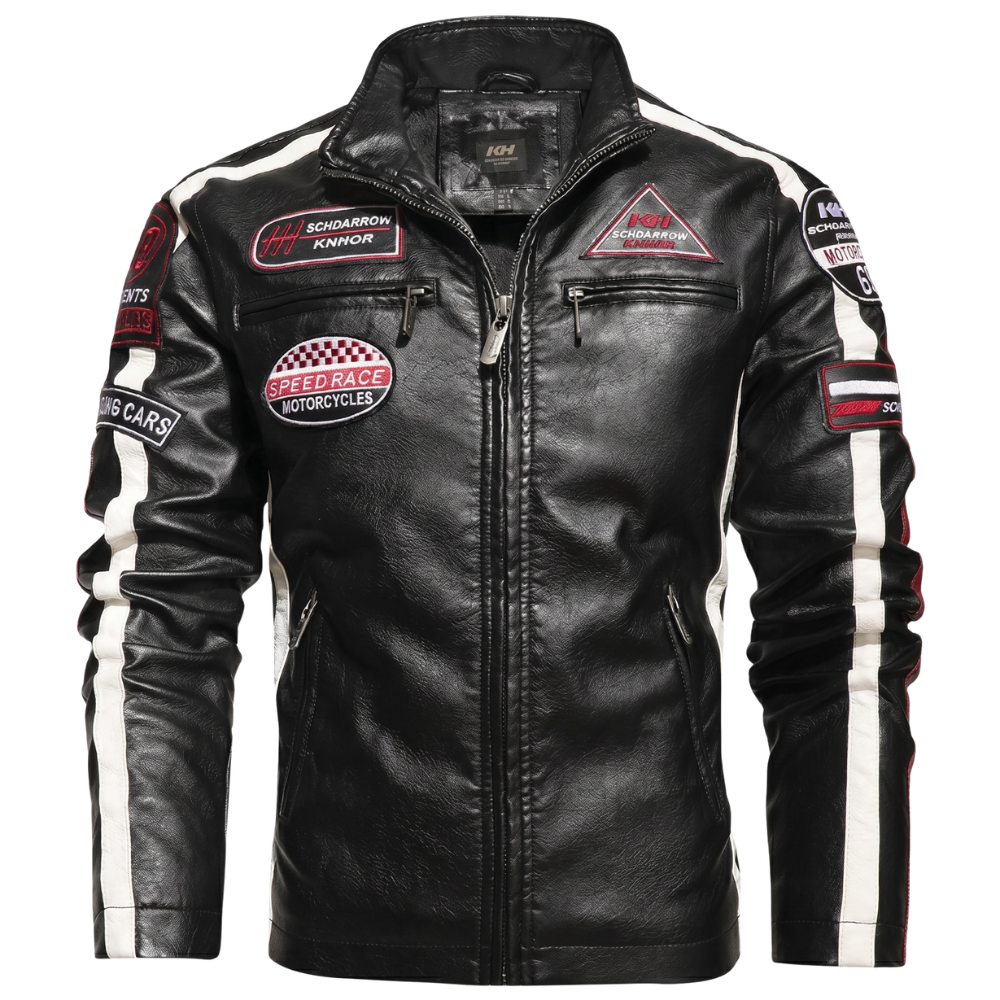 Veste Moto Patch Vintage