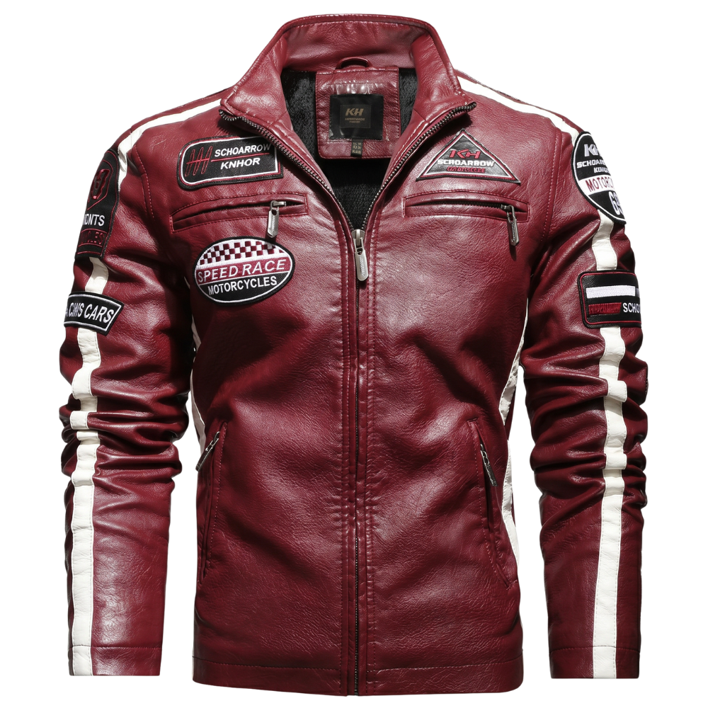 Veste Moto Patch Vintage