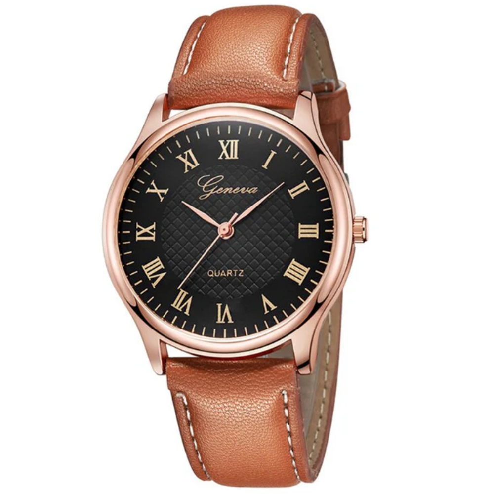 Vintage Round Dial Watch for Men