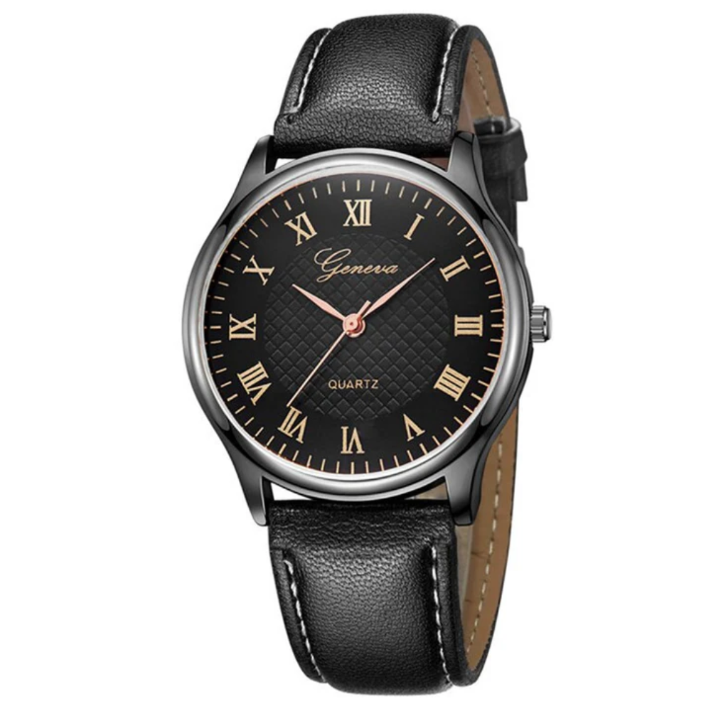 Vintage Round Dial Watch for Men
