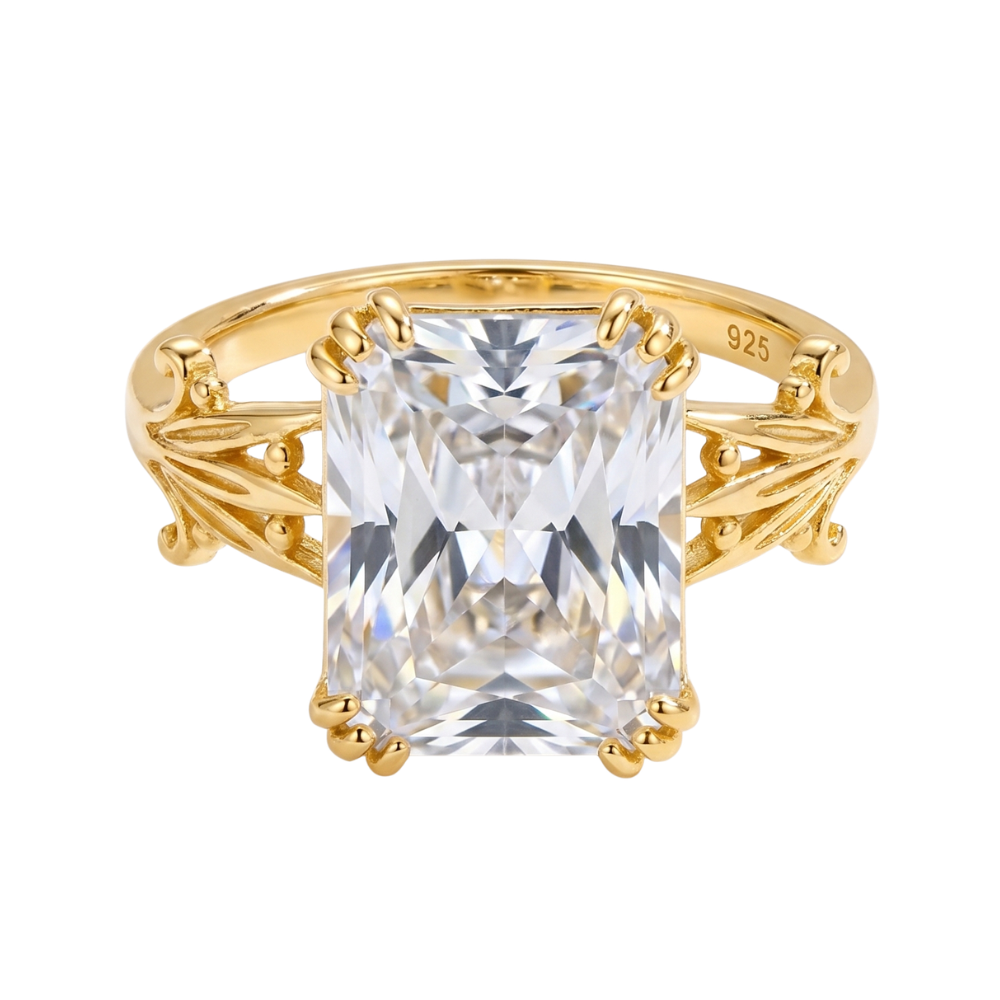 Bague Dorée Style Ancien