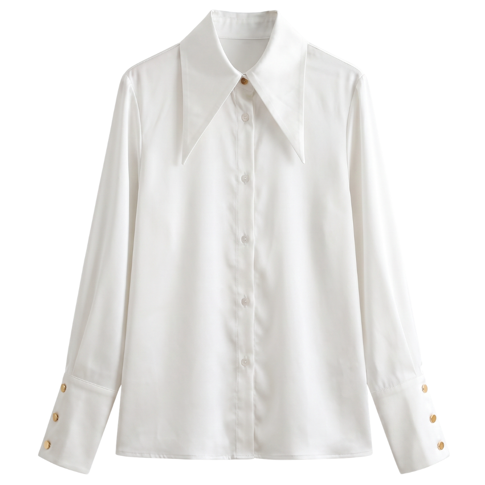 Chemise Grand Col Vintage