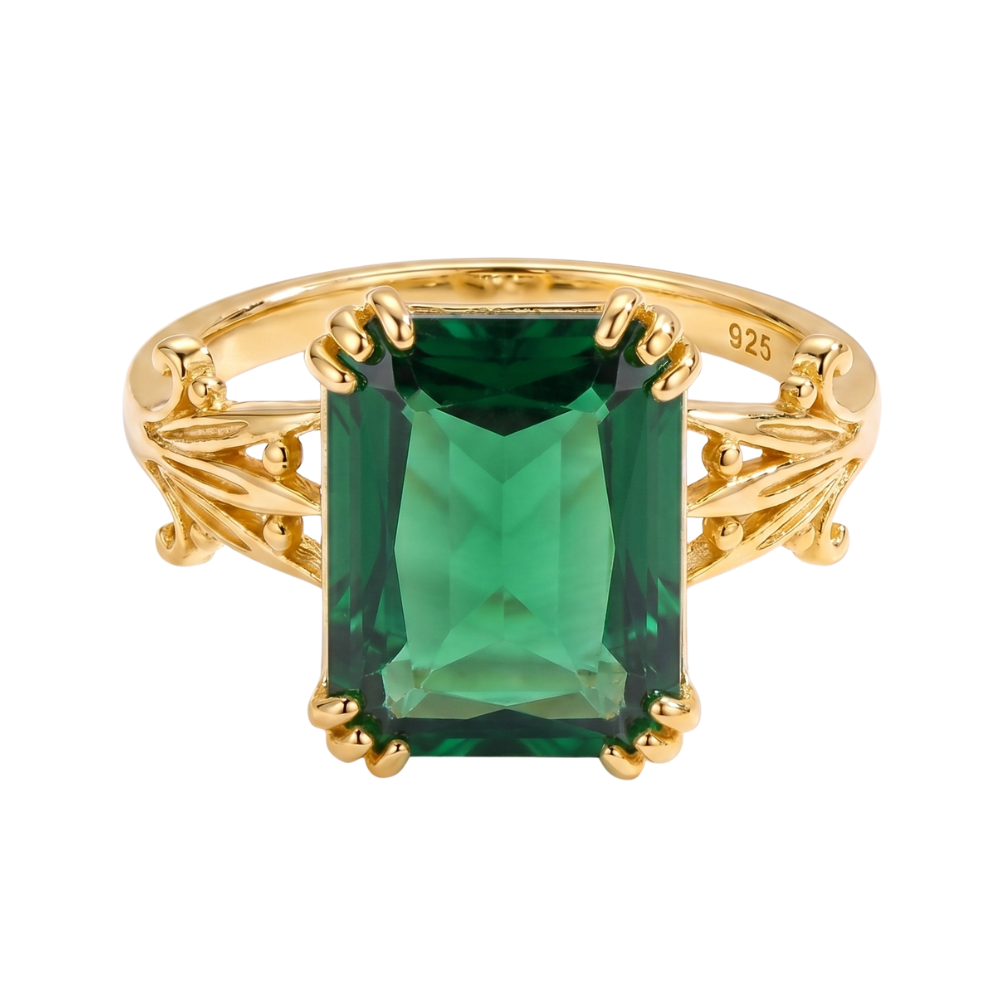 Bague Dorée Style Ancien