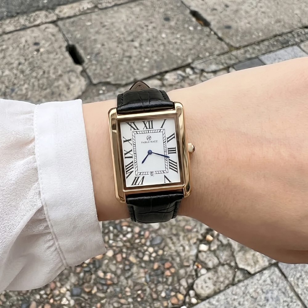 Vintage Unisex Rectangular Watch