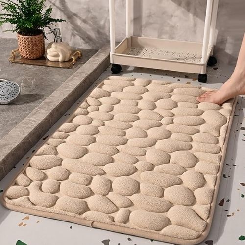 Tapis de Bain Galet Relief 3D