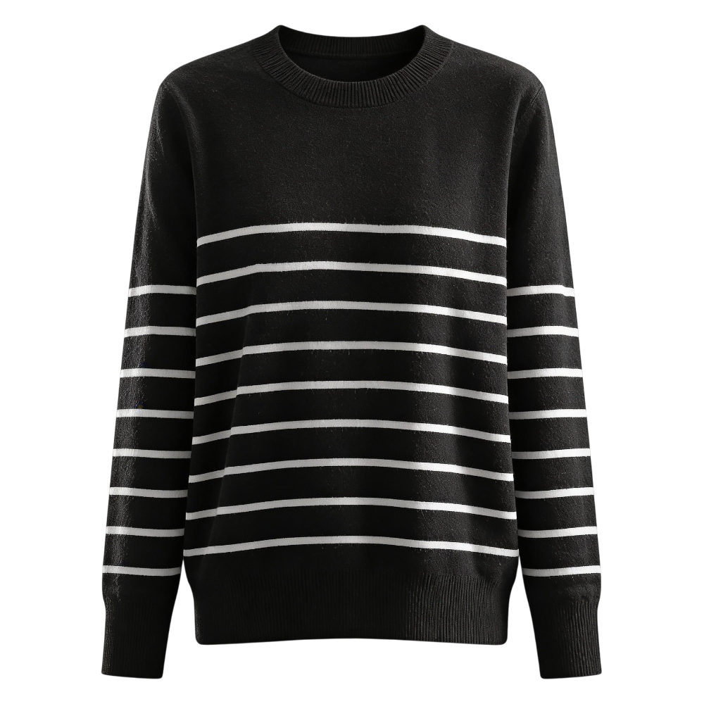 Pull Rayé Vintage pour Femme